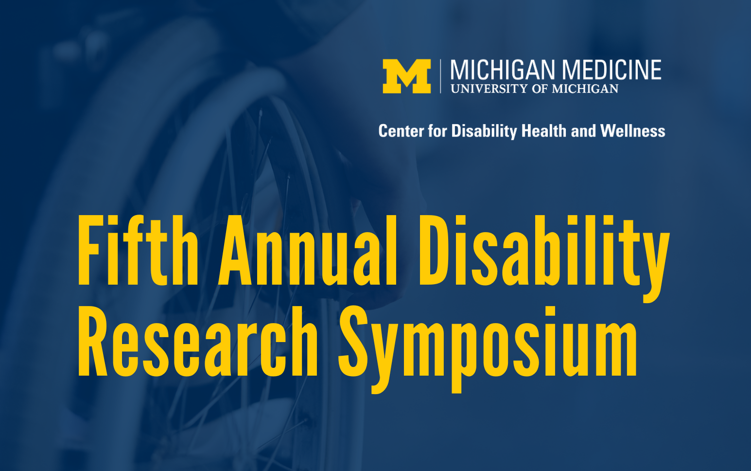 banner for the fifth disability research symposium