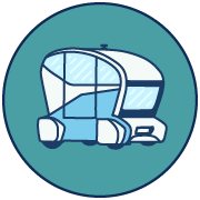 Icon of a shared automated vehicle
