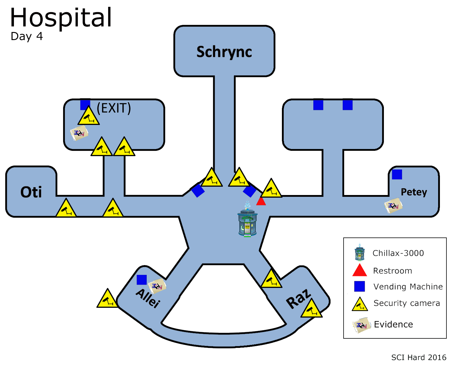 Sci Hard Hospital Map Day 4